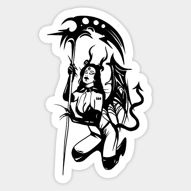 Devil Sticker by Blunts